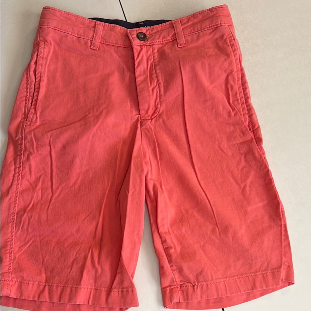 Crown & Ivy Boys’ 14 Salmon Flat Front Shorts